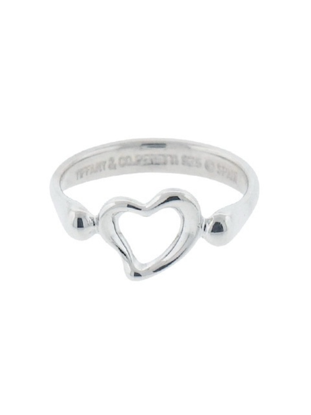 Tiffany & Co Elsa Peretti Open Heart Ring (sterling silver)